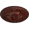 Ekena Millwork Amelia Ceiling Medallion (Fits Canopies up to 2 3/8"), 19 5/8"OD x 3/4"P, Brushed Mahogany CM20AMBMF - alternate 5